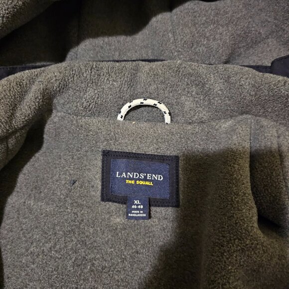 Mens jacket - L - Lands End -- navy color - Picture 7 of 8